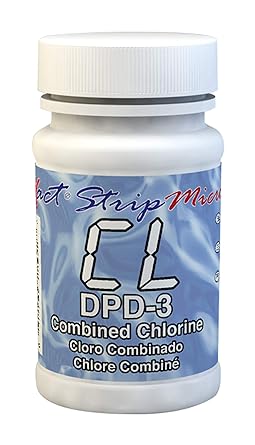 Exact Dpd -3 Combined Chlorine Test Strips For Photometer 100 STRIPS